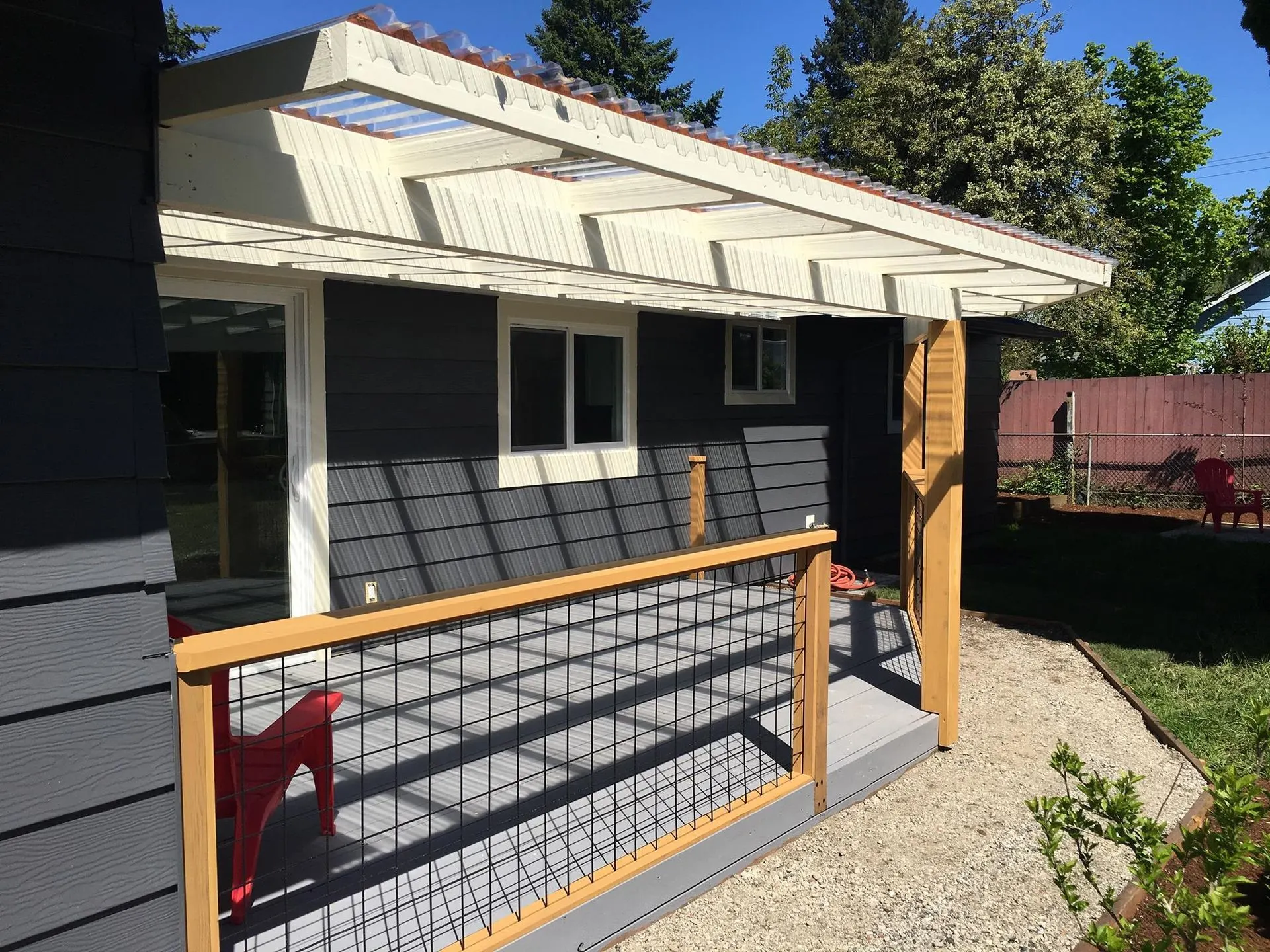 Custom deck and outdoor work by DWV Construction
